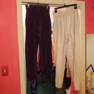 2 pants size small , aura and metropole